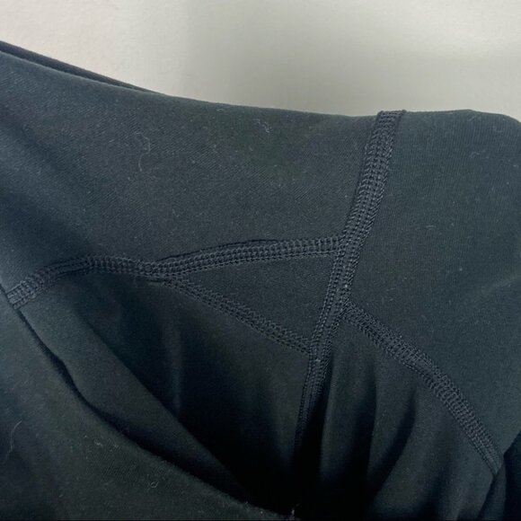 Aerie Black High Waisted Legging Play Real Me 7/8 Pant Size Small Stretch Pants - Picture 5 of 8